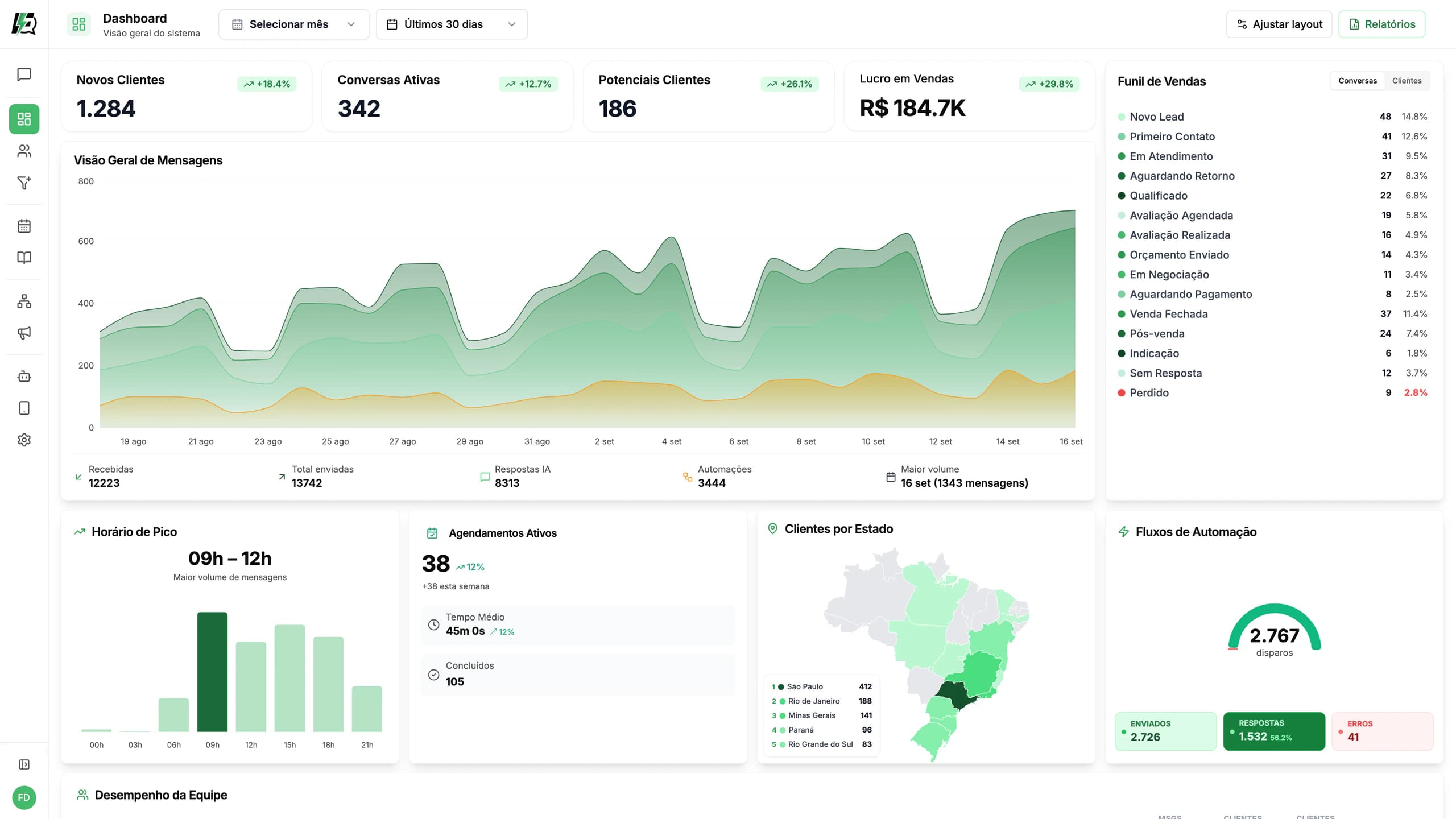 AI Chatbot + CRM — screenshot 1
