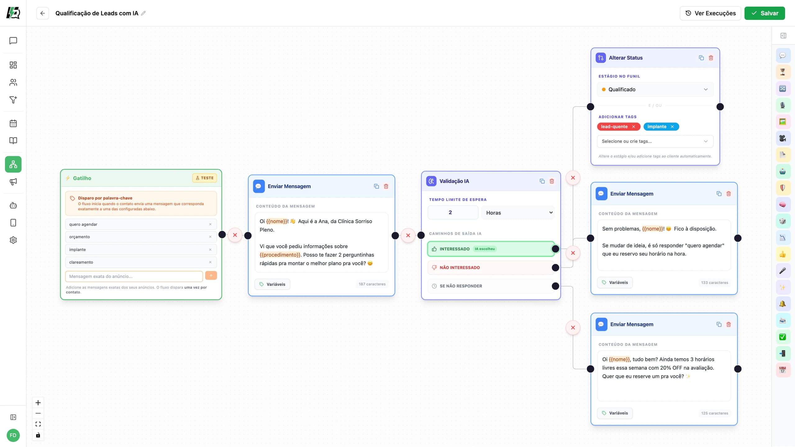 AI Chatbot + CRM — screenshot 2